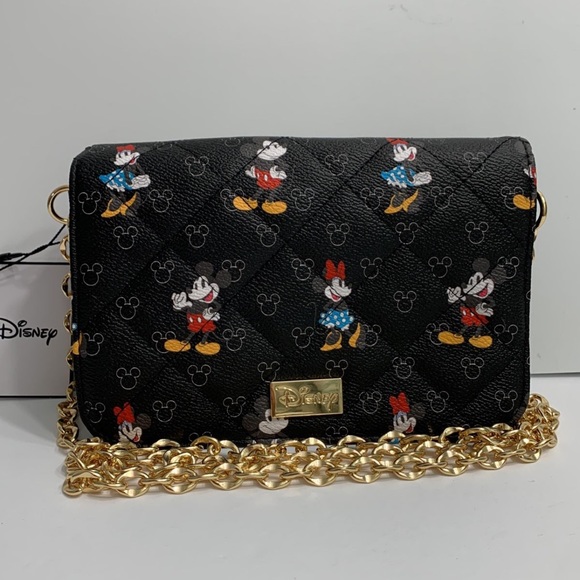 Disney Handbags - New Disney Mickey and Minnie Mouse Crossbody Handbag